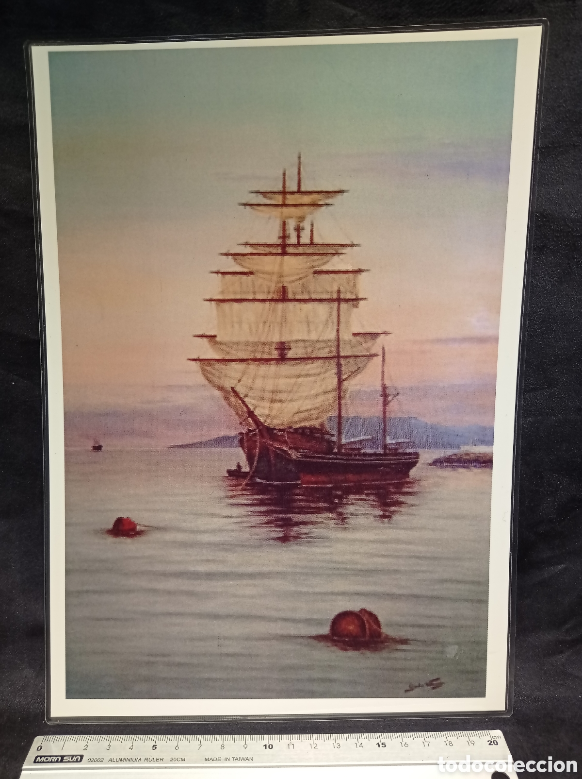Coleccionismo de carteles: FOTOCOPIA PLASTIFICADA &Oacute;LEO DE BARCOS - Foto 1
