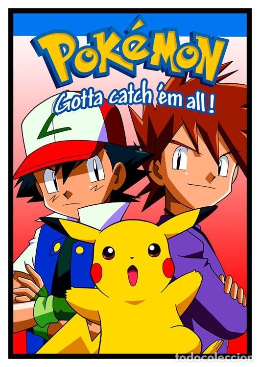 Coleccionismo de carteles: LAMINA CARTEL POKEMON 45X32 CM