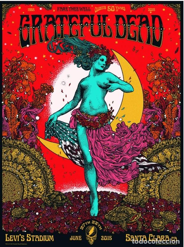Coleccionismo de carteles: grateful dead - Fare Thee Well Tour Music Concert !! cartel concierto 30x40 !!