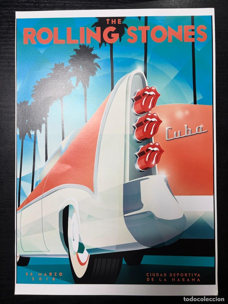 Coleccionismo de carteles: CARTEL CONCIERTO ROLLING STONES - CUBA - CIUDAD DEPORTIVA DE LA HABANA - TOUR 2016 -