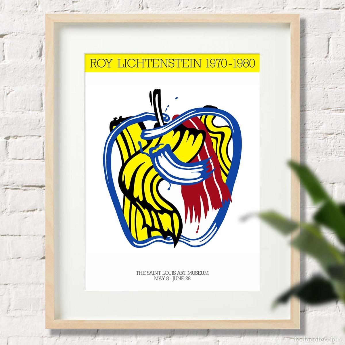 Collectionnisme d'affiches	: ROY LICHTENSTEIN CARTEL EXPO MUSEO DE ARTE DE SAINT LOUIS 1981. 45x32