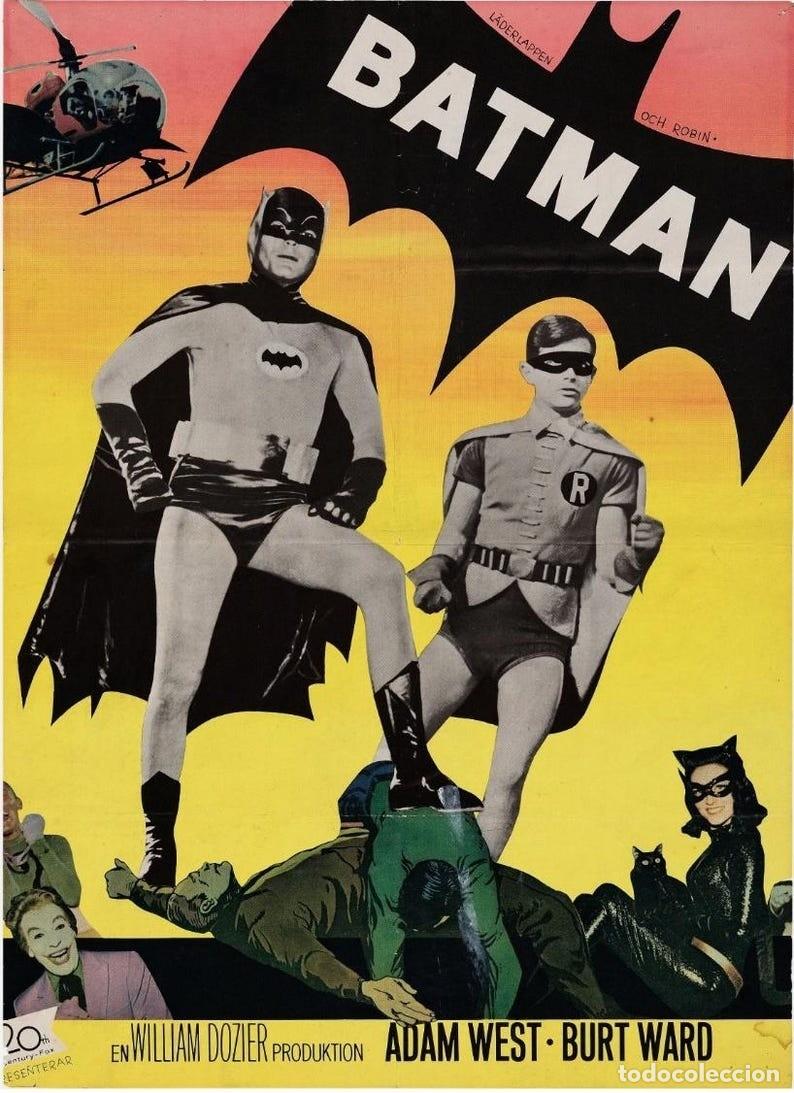 Poster collecting	: Batman film - (20th Century Fox, 1966 ) - cartel movie 30x40