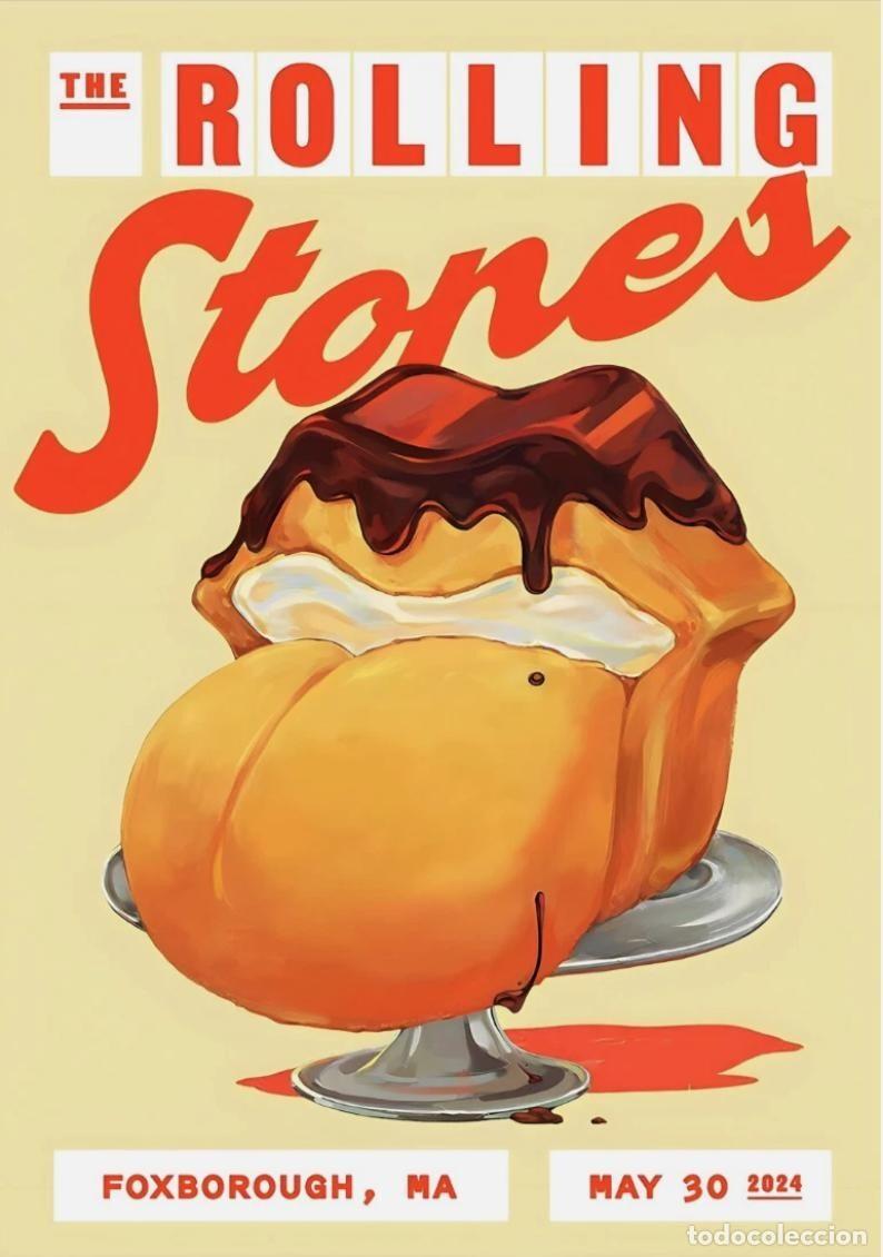 Poster collecting	: the rolling stones - Hackney Diamonds 30 de mayo de 2024 !! CARTEL CONCIERTO 30X40 !!