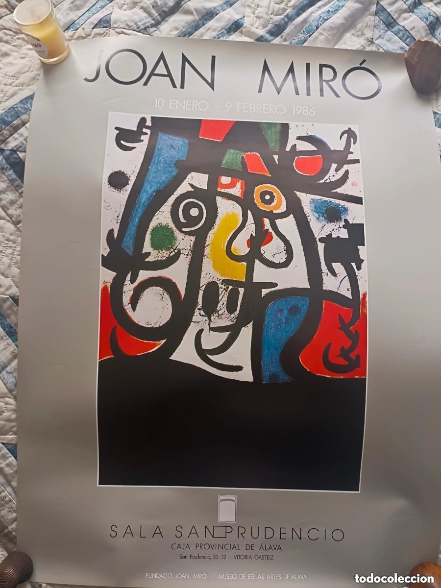 Coleccionismo de carteles: Cartel Joan Mir&oacute;. Reproducci&oacute;n Dona i ocell
