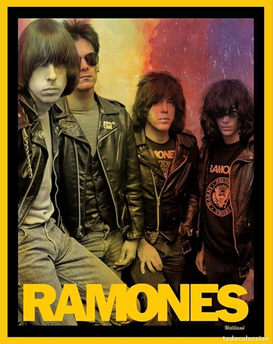Coleccionismo de carteles: ramones - vintage image - cartel concierto 30x40