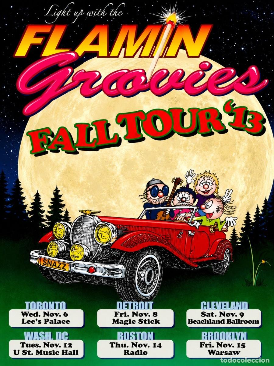 Sammeln von Plakaten	: flamin groovies fall tour usa 2013 / CARTEL CONCIERTO 30X40