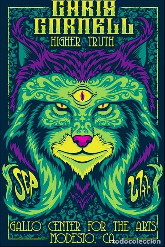 Coleccionismo de carteles: Chris Cornell - Higher Truth concert !! cartel concierto 30x40 !!