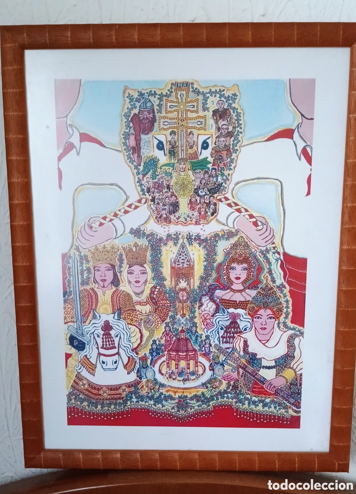 Coleccionismo de carteles: Cuadro de los caballos del vino