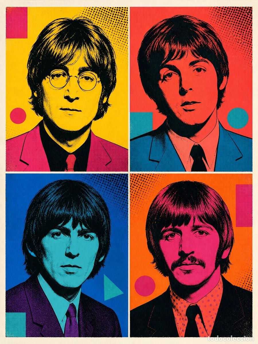 Coleccionismo de carteles: THE BEATLES - Andy Warhol vintage collection - Poster, 30X40 CM / - NEW