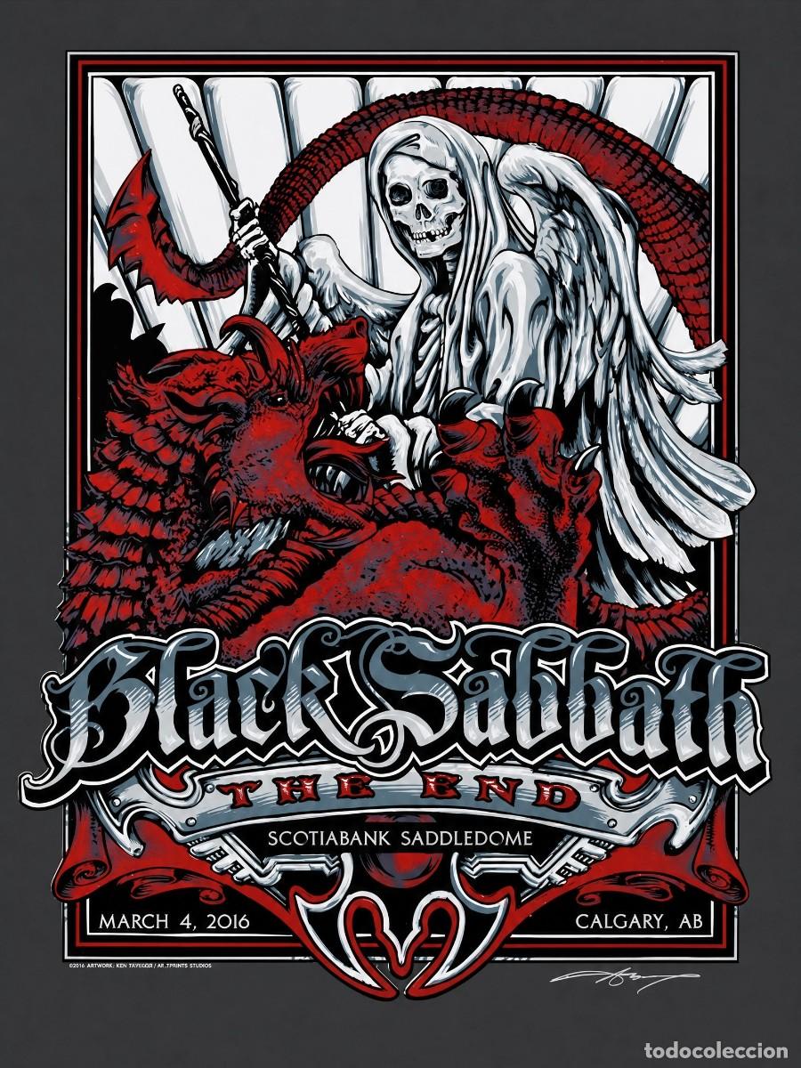 Coleccionismo de carteles: Black Sabbath, Ozzy Osbourne - CANADA, The End Tour 2016 !! cartel concierto 30x40 !!