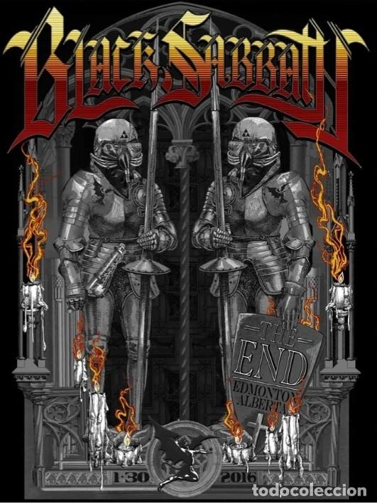 Coleccionismo de carteles: Black Sabbath + OZZY OSBOURNE, ALBERTA 03/02/2016 - cartel concierto 30x40 !!