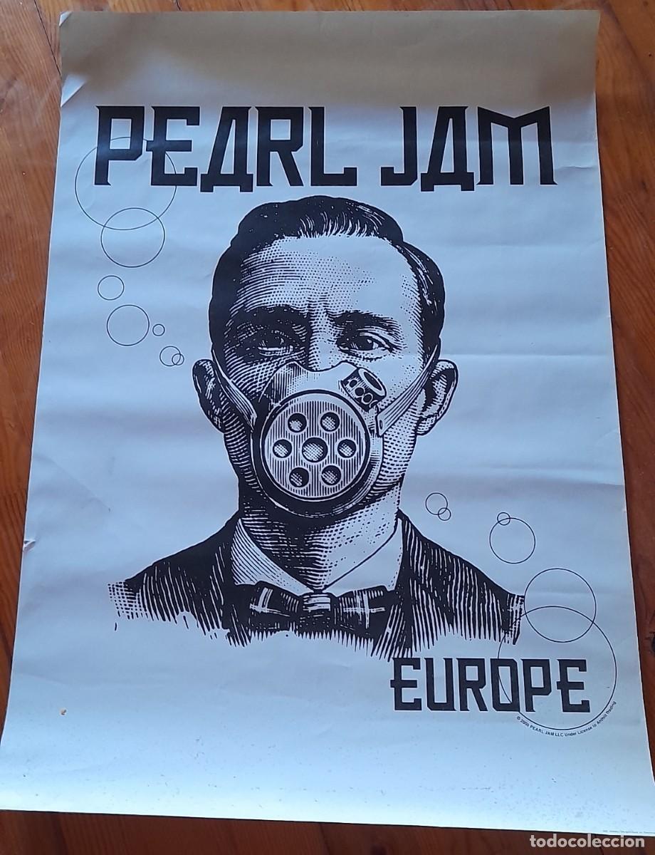 Coleccionismo de carteles: PEARL JAM - EUROPE 2000 - RARE ORGINAL PROMO POSTER 90X62 CM