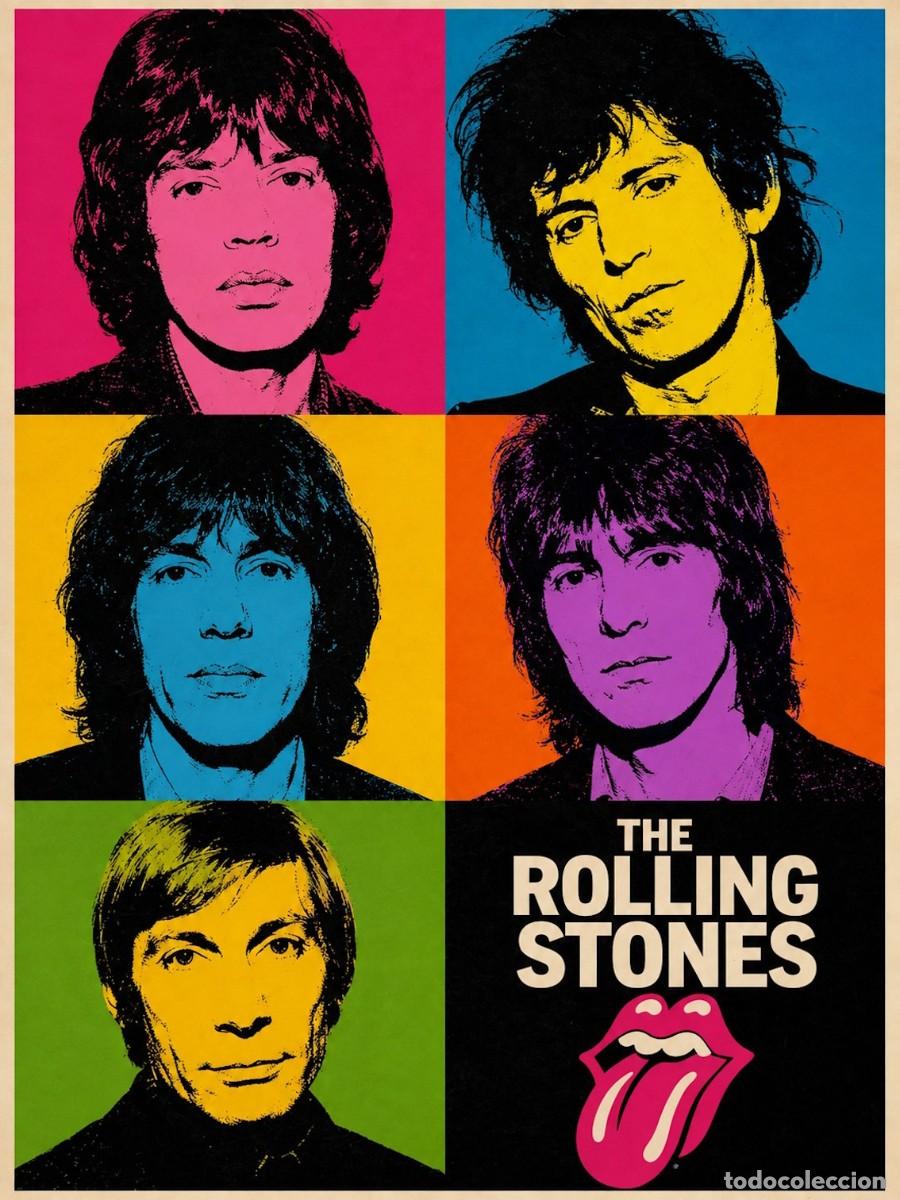 Coleccionismo de carteles: the rolling stones - Andy Warhol vintage collection - Poster, 30X40 CM / - NEW