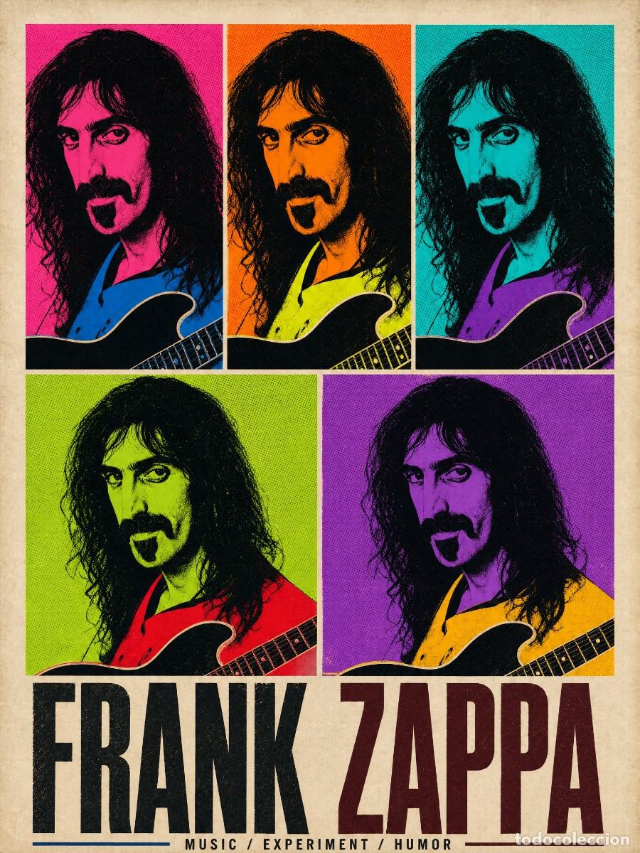 Coleccionismo de carteles: FRANK ZAPPA - Andy Warhol vintage collection - Poster, 30X40 CM / - NEW