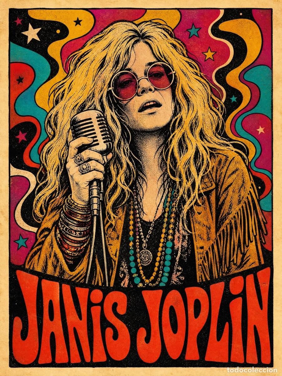 Coleccionismo de carteles: JANIS JOPLIN - c&oacute;mic underground COLLECTION, Poster , Poster 30X40 CM