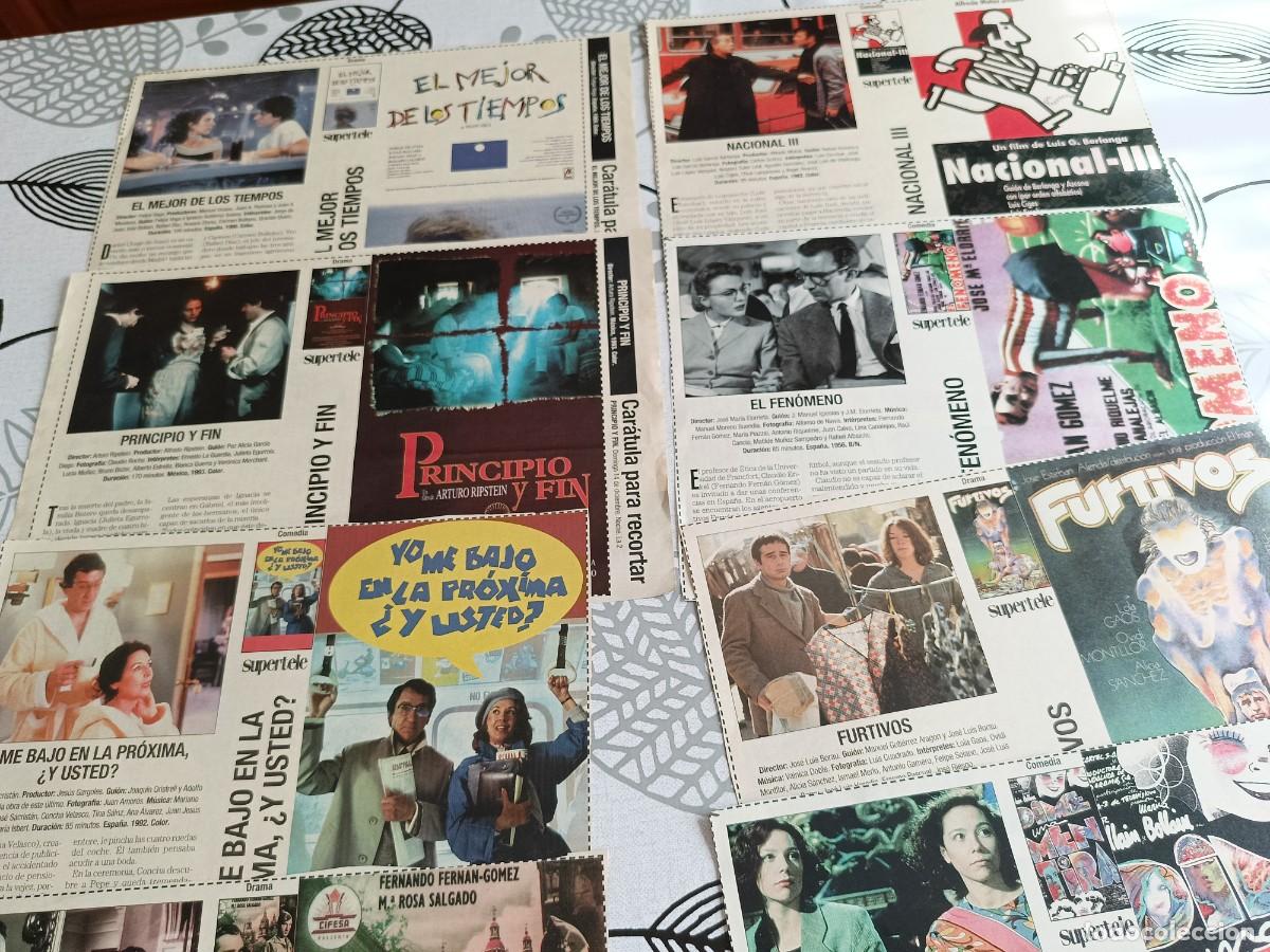Coleccionismo de carteles: 10 CAR&Aacute;TULAS de REvISTA DE SUPERTELE
