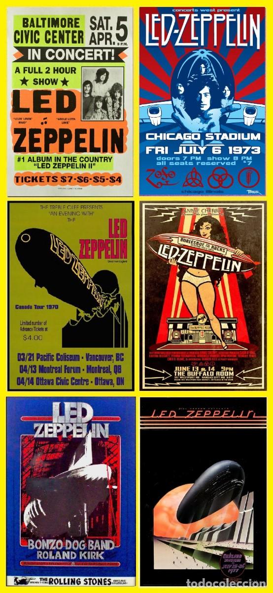 Coleccionismo de carteles: LED ZEPPELIN - LIMT. OFFER 6 POSTERS CONCERTS / !! cartel concierto 30x40 !!