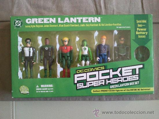 Reproducciones Figuras de Acción: Green Lantern Pocket Super Heroes Linterna Verde DC Comics Vertice Marvel compatible - Foto 1 - 35544568