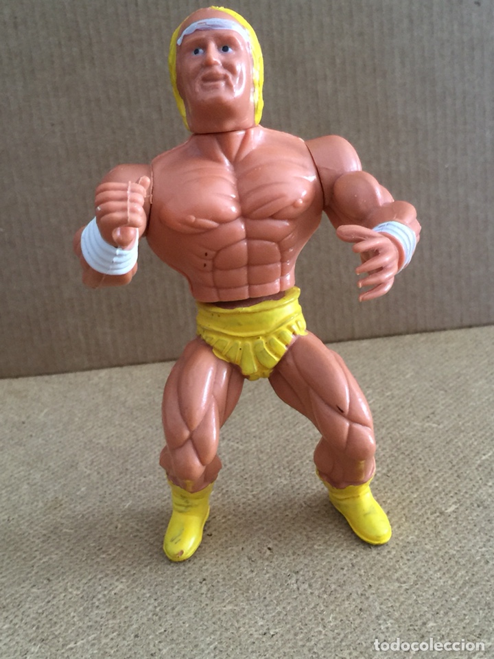 Reproducciones Figuras de Acción: Wrestlers champion. Bootleg fake copia Hulk Hogan WWF Masters del Universo Motu, pressing catch - Foto 1 - 143841553