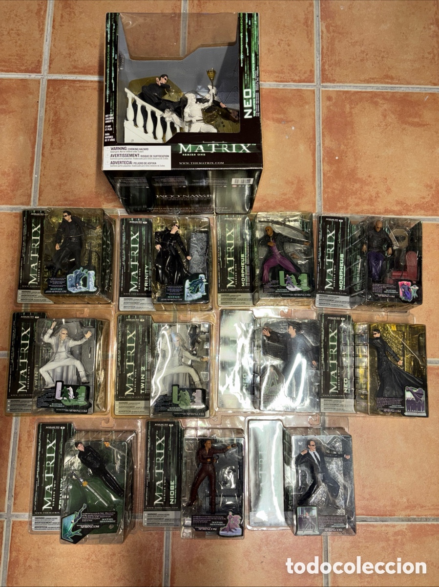 Reproducciones Figuras de Acci&oacute;n: Lote Matrix Relouded 2003 Mc Marlane Toys