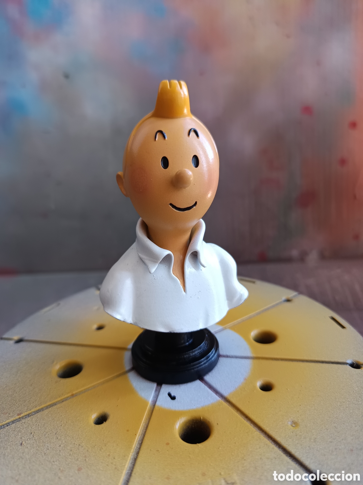 Reproducciones Figuras de Acci&oacute;n: Busto TINTIN en pl&aacute;stico 10cm (RESERVADO para Fernando)