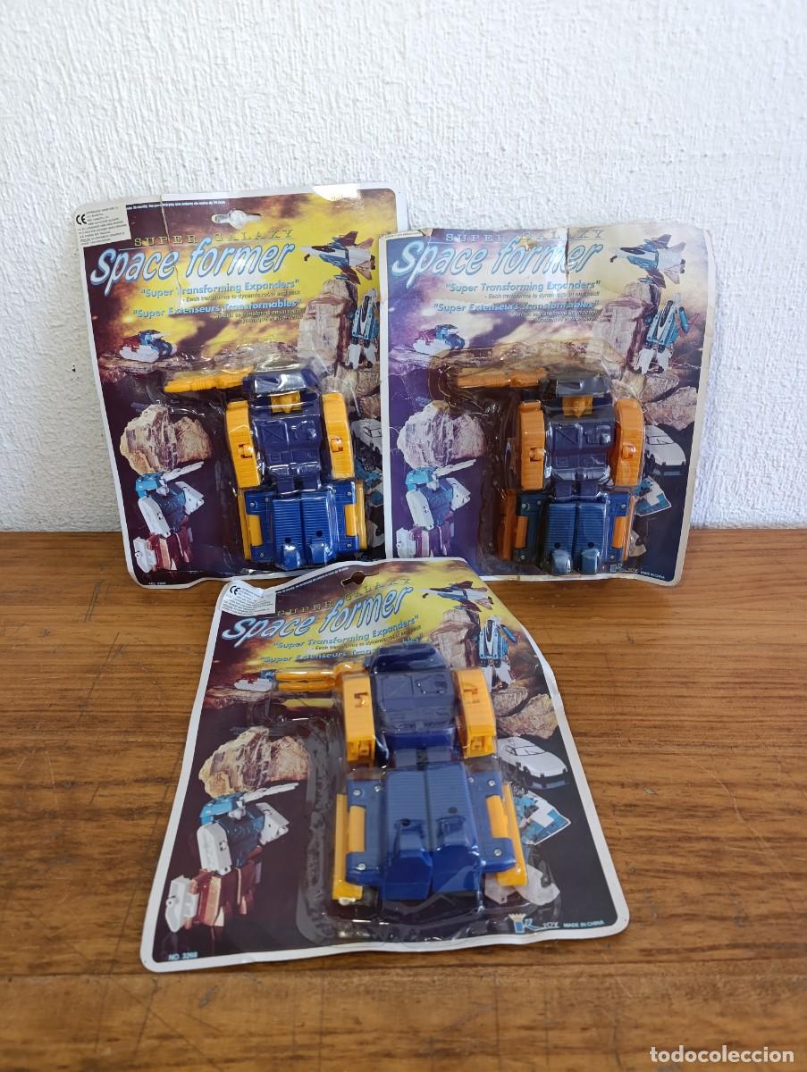 Reprodu&ccedil;&otilde;es Figuras de A&ccedil;&atilde;o: Pack 3 Super Galaxy Space Former Bootleg Transformers