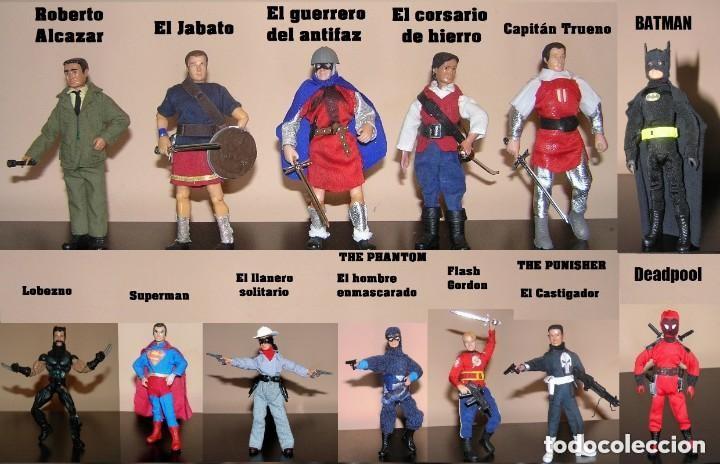 Reproducciones Figuras de Acci&oacute;n: Madelman MDE serie superheroes 5 Flash Gordon Cine Misterio Cosmic Astronauta
