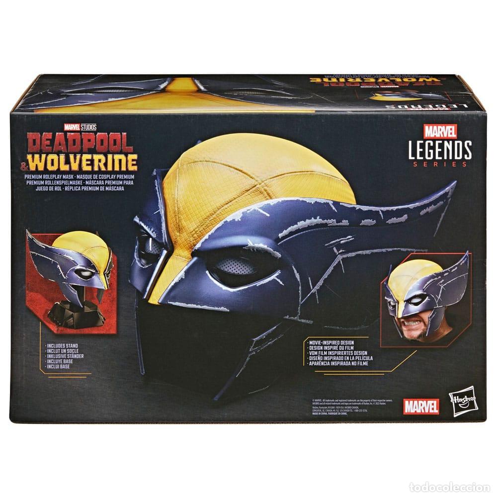 Reproducciones figuras de acci&oacute;n: Deadpool & Wolverine M&aacute;scara Roleplay Premium Wolverine- Replica 1/1 - Marvel Legends Series Hasbro