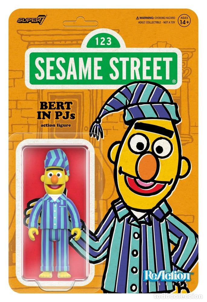 Reproducciones figuras de acci&oacute;n: Bert in PJs - Sesame Street - ReAction figure - Super 7