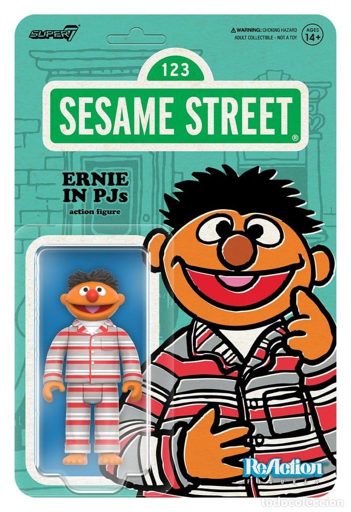 Reproducciones figuras de acci&oacute;n: Ernie in PJs - Sesame Street - ReAction figure - Super 7