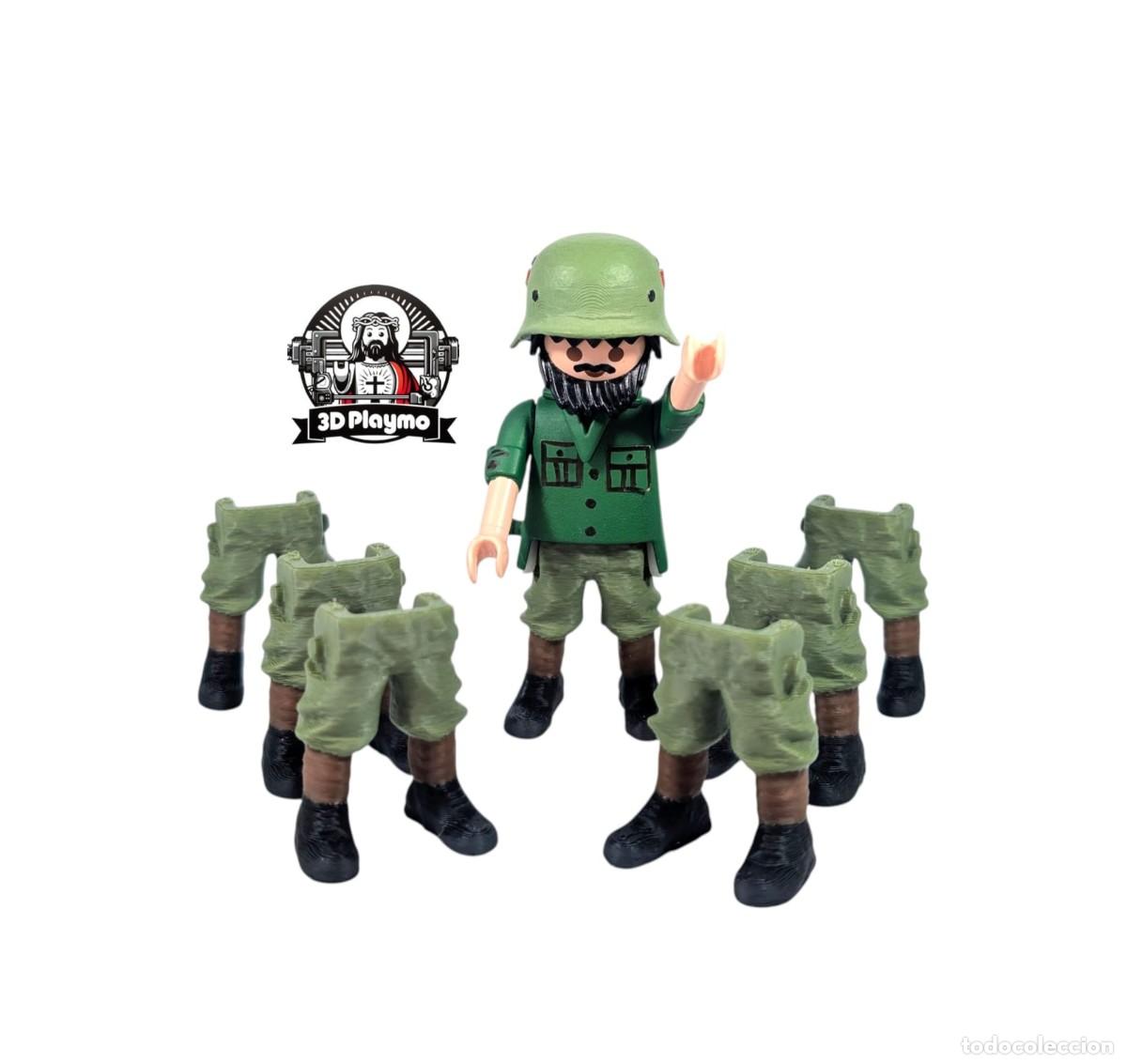 Reproducciones figuras de acci&oacute;n: Playmobil Piernas Militares