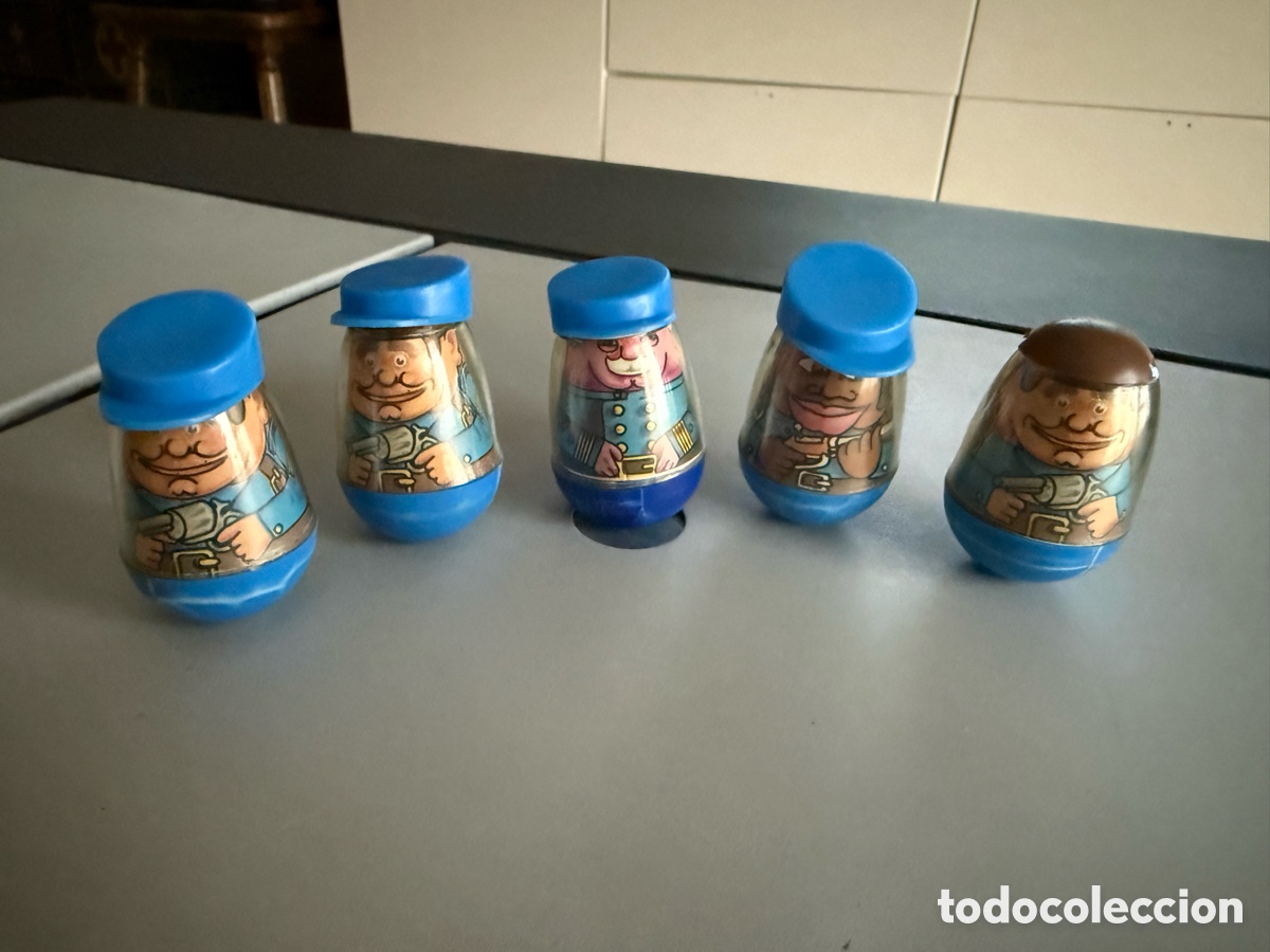 Reproducciones figuras de acci&oacute;n: 5 FIGURA SOLDADO CABALLER&Iacute;A WEEBLES FABRICANTE BREKAR