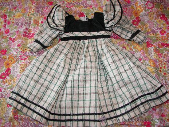 Reproducciones mu&ntilde;ecas espa&ntilde;olas: antiguo vestido mu&ntilde;eca - Foto 1