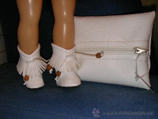 Nancy botas blancas con flecos con estuche - Vendido en Venta Directa -  34500587