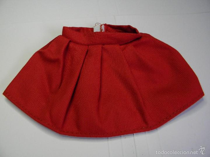 Reproducciones mu&ntilde;ecas espa&ntilde;olas: FALDA ROJA PARA MU&Ntilde;ECA NANCY - Foto 5
