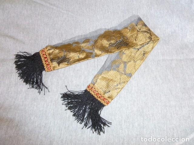 Reproducciones mu&ntilde;ecas espa&ntilde;olas: Chal dorado para Nancy - Foto 2