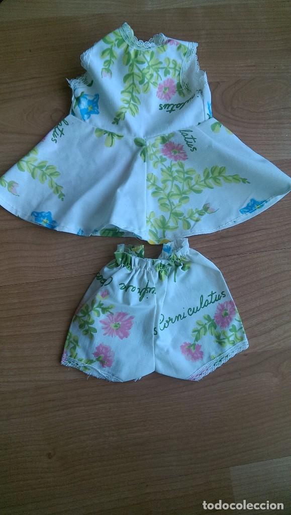 Reproducciones mu&ntilde;ecas espa&ntilde;olas: TRAJE ESTAMPADO DE DOS PIEZAS PARA MU&Ntilde;ECA - Foto 1
