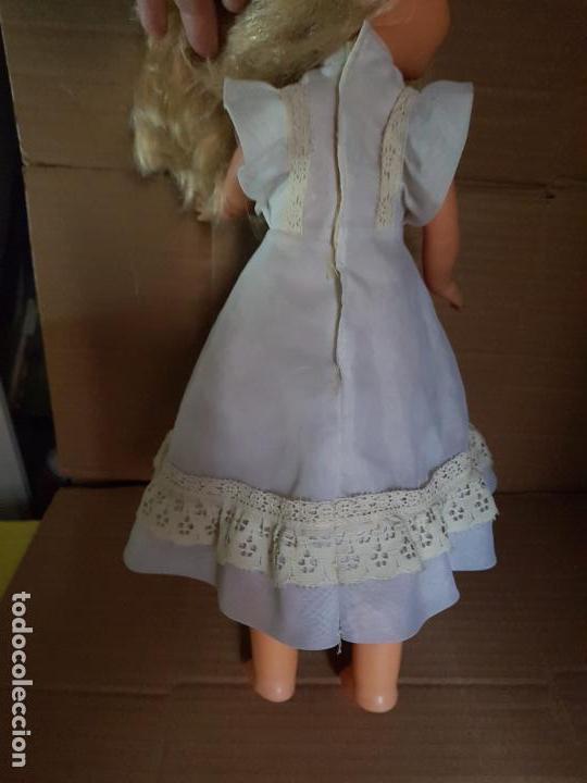 Reproducciones mu&ntilde;ecas espa&ntilde;olas: vestido blanco para mu&ntilde;eca nancy - Foto 2