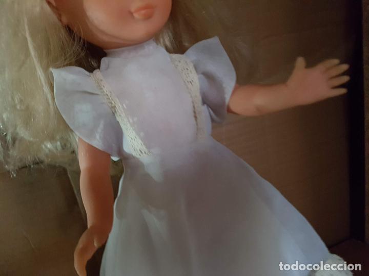 Reproducciones mu&ntilde;ecas espa&ntilde;olas: vestido blanco para mu&ntilde;eca nancy - Foto 3