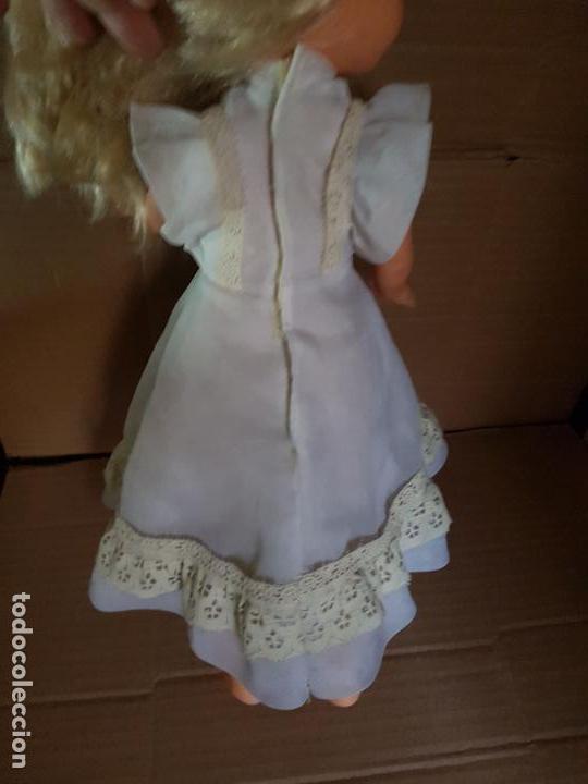 Reproducciones mu&ntilde;ecas espa&ntilde;olas: vestido blanco para mu&ntilde;eca nancy - Foto 4