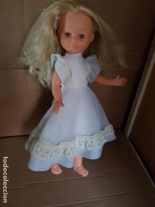 Reproducciones mu&ntilde;ecas espa&ntilde;olas: vestido blanco para mu&ntilde;eca nancy - Foto 5