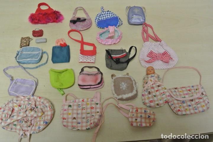 Reproducciones mu&ntilde;ecas espa&ntilde;olas: LOTE DE BOLSOS PARA MU&Ntilde;ECAS - Foto 1