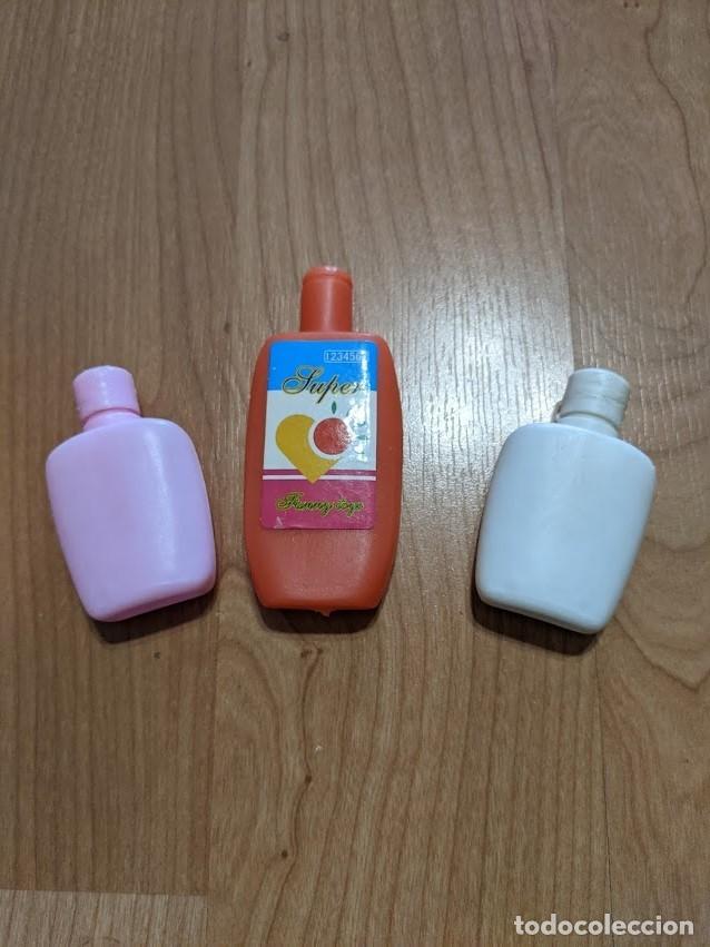 Reproducciones mu&ntilde;ecas espa&ntilde;olas: LOTE 3 BOTELLITAS PARA MU&Ntilde;ECAS - Foto 1