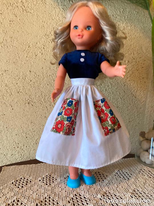 replica de conjunto en azul y blanco de la mune Buy Reproductions of dresses and accessories for modern Spanish dolls on todocoleccion