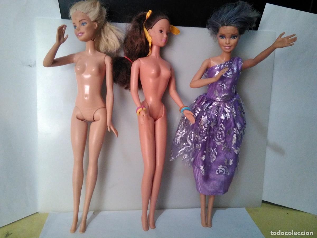 Reproducciones mu&ntilde;ecas espa&ntilde;olas: TRES MU&Ntilde;ECAS TIPO BARBYE - Foto 1