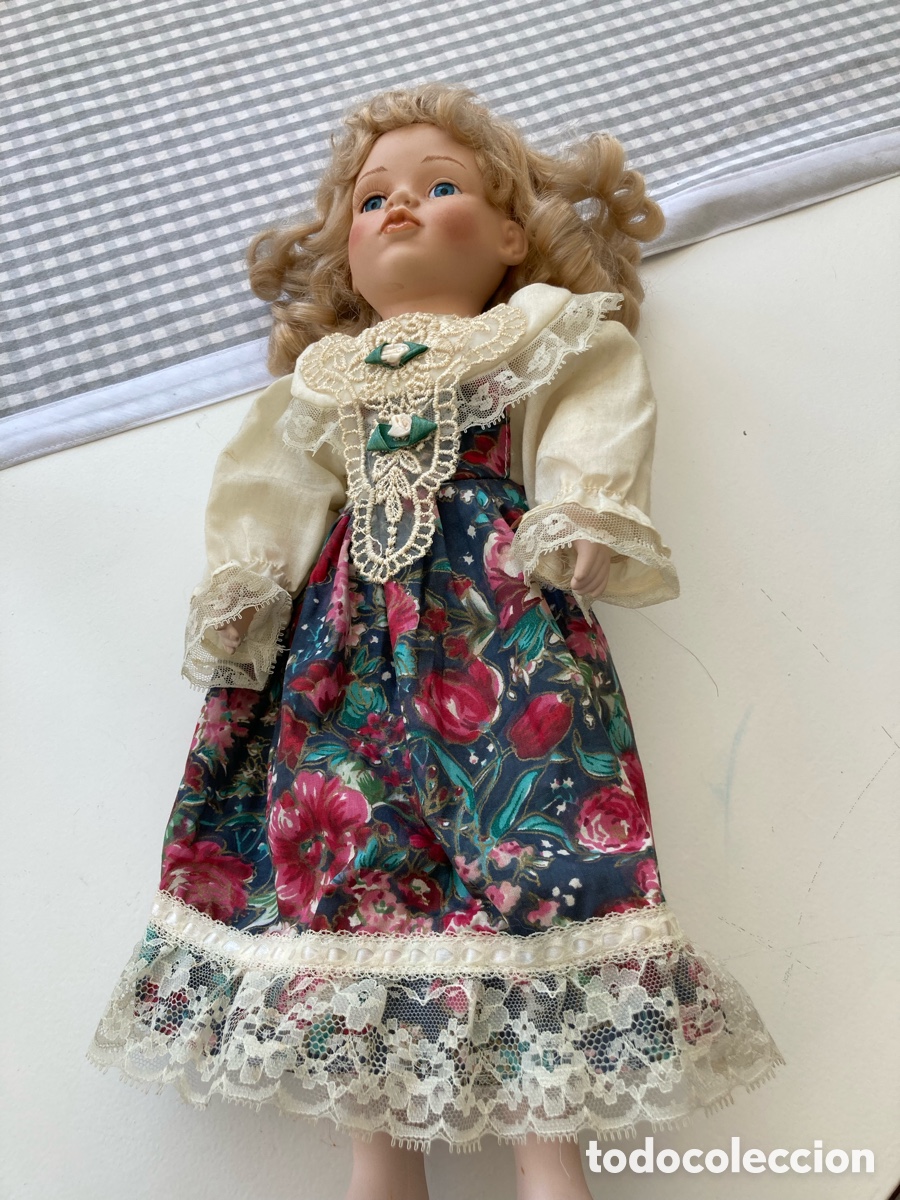 Reproducciones mu&ntilde;ecas espa&ntilde;olas: Mu&ntilde;eca porcelana 48 cm - Foto 1