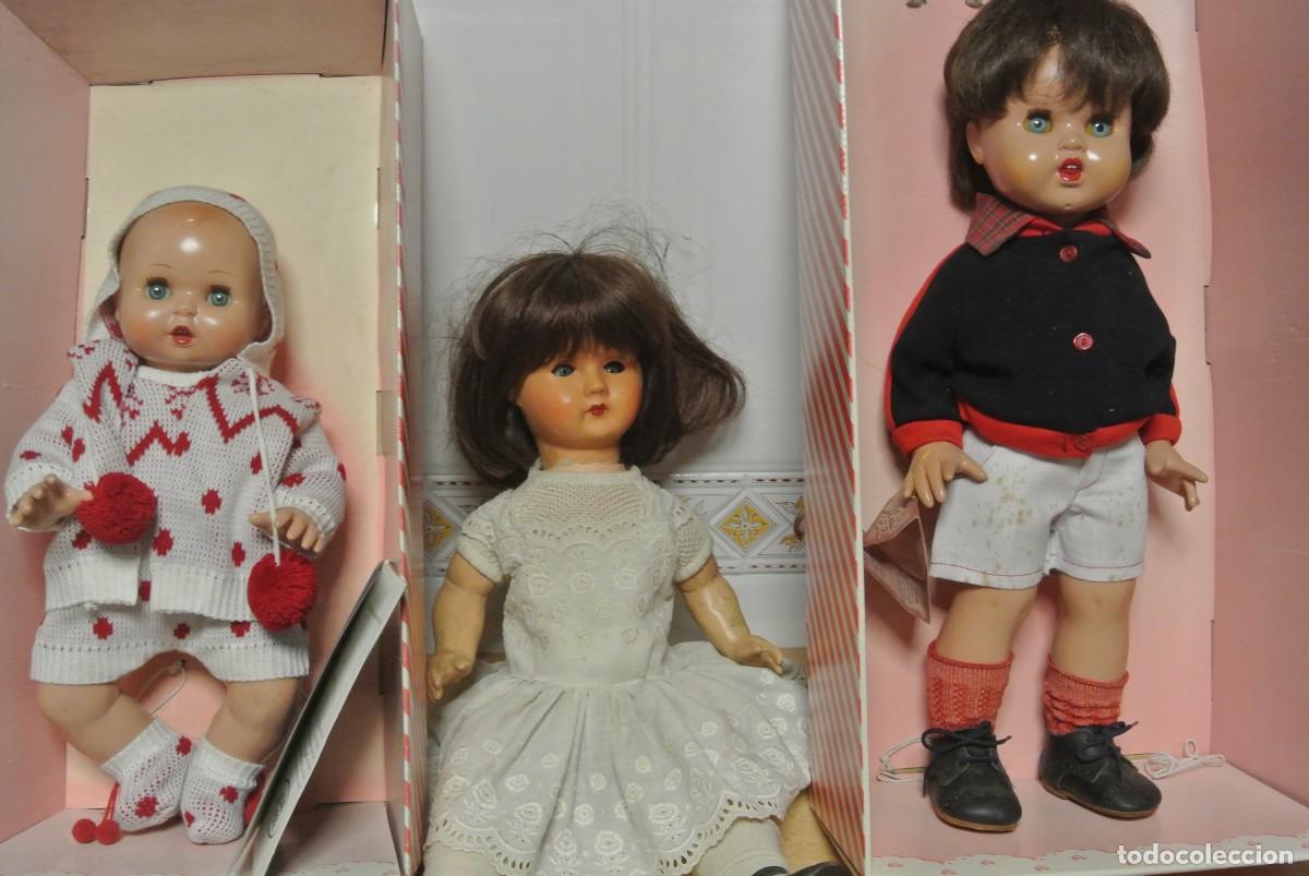Reproducciones mu&ntilde;ecas espa&ntilde;olas: LOTE DE MU&Ntilde;ECOS , JUANIN DE MARIQUITA PEREZ Y OTRA MU&Ntilde;ECA ANTIGUA