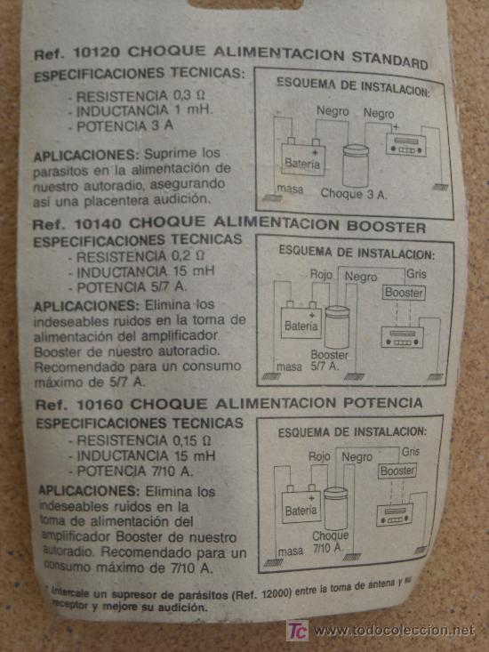 Coches y motocicletas: CHOQUE ALIMENTACION MARCA BEFEL - Foto 2