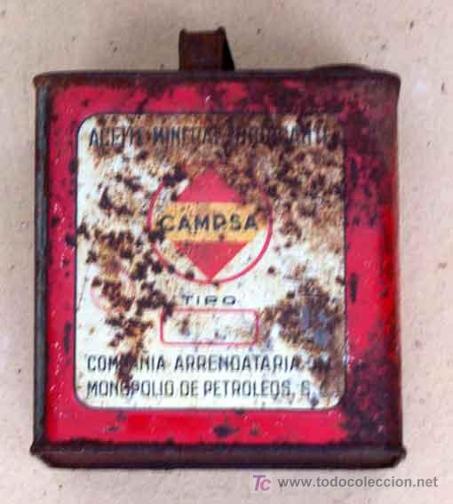 Autos und Motorr&auml;der: Antigua lata de aceite CAMPSA