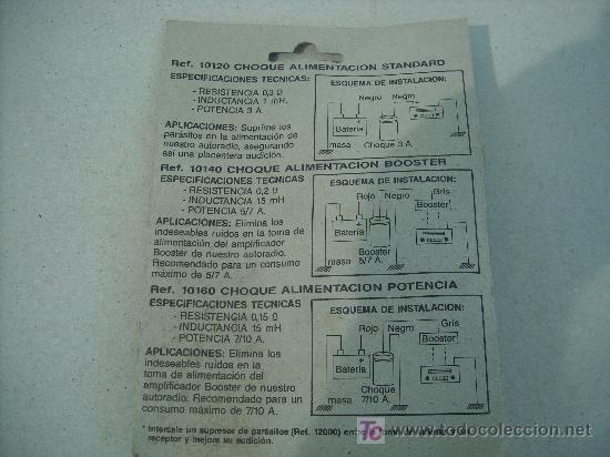 Coches y motocicletas: CHOQUE ALIMENTACION MARCA BEFEL - Foto 2